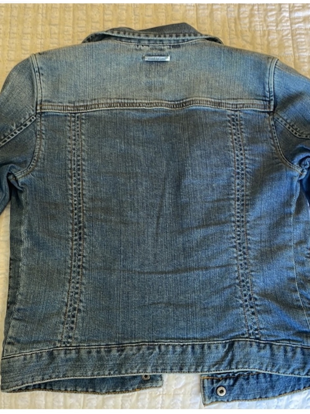 Armani Exchange Light Blue Denim Jean Jacket - Picture 4 of 6